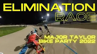 Down to a Bike Throw! Major Taylor Velodrome Bike Party Elimination Race