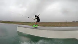 Rainy laps at 313 Cable Park