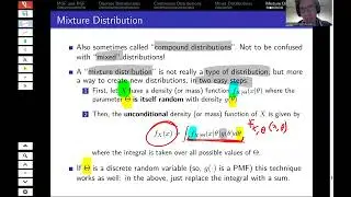 ACST3060: Mixture Distributions