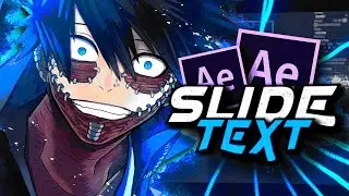 Slide Text - After Effects AMV Tutorial