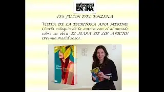 Ana Merino en el IES Juan del Enzina