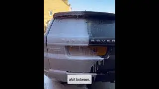 50/50 Snow Foam Test 👀 #rangeroversport #snowfoam #rangerover #foamcannon