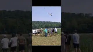 Flite Fest 2024, Nicholas Rehm's Monster Copter attacks RC planes.