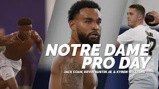 Notre Dame Pro Day: Jack Coan, Kyren Williams & Kevin Austin Jr.