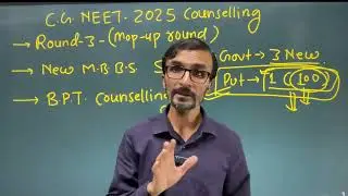 Latest Update Chhattisgarh NEET 2025 Counselling new MBBS seats Govt & Pvt  