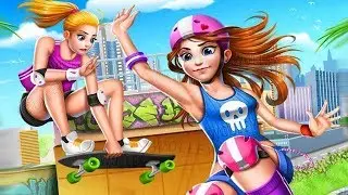 Roller Skating Girls - Dance on Wheels | Girls Games | Kids Fun | Learning with games
