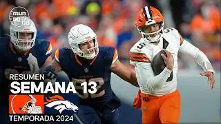 Cleveland Browns vs. Denver Broncos | Resumen NFL en español - Semana 13 | NFL Highlights 2024