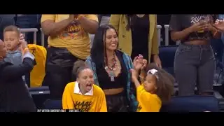 Stephen Curry Shocks  Daughters Riley/Ryan After INSANE Block and a 3