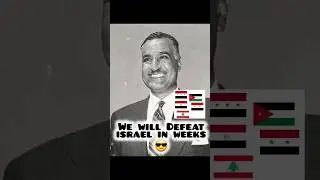 Israel 🇮🇱 vs Palestine 🇵🇸 | 6 Day War 1967 | Arab League | #education #history #1vs4