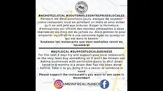 #BUYLOCAL / #ACHETEZLOCAL  - Montreal in a Box Presents