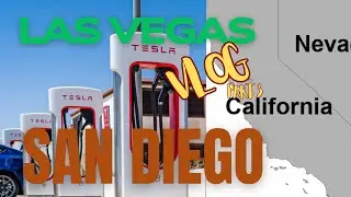 Tesla Road Trip + Niece Birthday Vlog: Las Vegas to San Diego. Will I Make It? Part Three