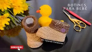 😍Botines Para Beb&eacute; Tejido a Crochet | Paso a paso |&iexcl;&iexcl;S&uacute;per F&aacute;cil y R&aacute;pido!!