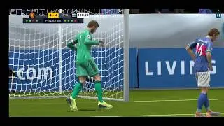 Fifa mobile 19  gameplay : penalty shootout vs Manchester United