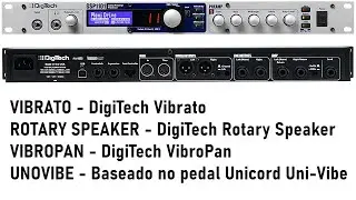 DIGITECH GSP 1101 - VIBRATO, ROTARY, VIBROPAN e UNI-VIBE