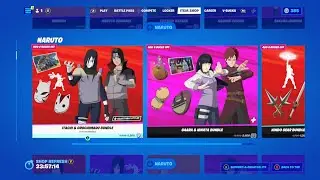 Fortnite Item Shop NARUTO SKINS ARE BACK