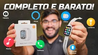 Redmi Watch 5 Active - O Smart Watch mais BARATO com Alexa, atende liga&ccedil;&otilde;es e com modos de Exerc&iacute;cio