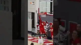 SHE THREW DOWN THE LOB @espnw  #shorts