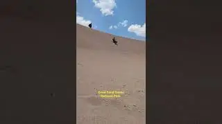 Sand Sledding at Great Sand Dunes