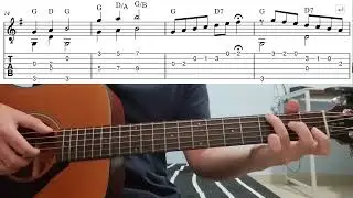 Do-Re-Mi (The Sound Of Music) - Easy Fingerstyle Guitar Playthrough Tutorial Lesson With Tabs