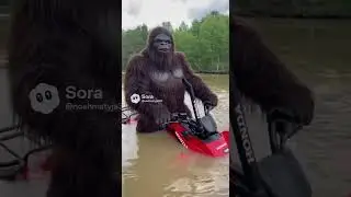 Come catch the walk from Bigfoot #ai #shorts