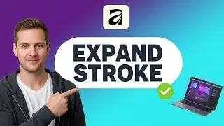 How to EXPAND STROKE in Affinity Studio (Step by Step)