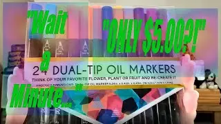 Lets Review Five Below Oil Based Markers
