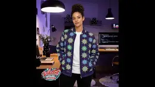 Cosmic Spike burst Bomber Jacket &ndash; Unisex Festival Streetwear