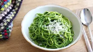 Spaghetti mit Grünkohl Pesto 💚 | So lecker, einfach & einfach | Canans Rezepte