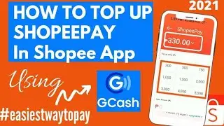 HOW TO TOP UP SHOPEEPAY USING GCASH | Shopeewallet |  #howtotopupshopee ##shopeepay #shopee