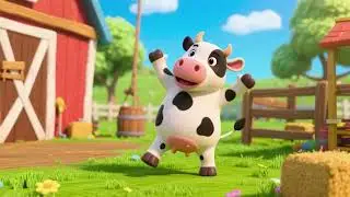 Cow in the Barnyard Boogie 🐄🎵 | Farm Animal Song | Nursery Rhymes & Kids Songs