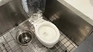 Fully Functional Miniature 5in Springfield 80 Toilet Flushes!