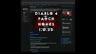 Diablo 4 patch notes 1.0.2d