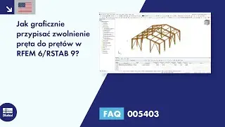 [EN] FAQ 005403 | How can a member hinge be assigned to members graphically in RFEM 6 / RSTAB 9?