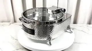 Chafer Dish Hammered Surface EC2016