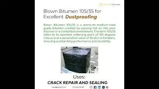 Blown Bitumen 105/35 #waterproof #dustproof #noiseproof #bitumen #supplier #uae #dubai #worldwide