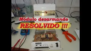 M&oacute;dulo Stetsom SPL1750 desarmando - Resolvido o problema do amplificador automotivo
