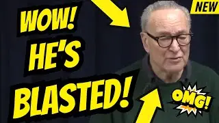 Chuck Schumer SHOWS UP SLOSHED for SUNDAY INSTACART Press Conference?