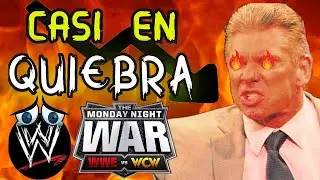 😰WWE casi QUIEBRA🤯 | 😱la GUERRA de los lunes por la noche WWE VS WCW (1995-2001)