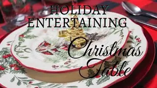 How To Decorate Your Holiday Table | Christmas Table Setting Idea
