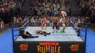 1997 Royal Rumble simulated in WWE2K22
