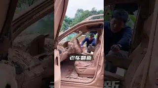 This Old Luxury Car Became Hope for a Poor Family 🙏🚗#shorts #shortsfeed #hardwork