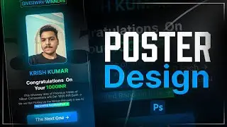 How to Design Poster In Photoshop in 16Min I Customised Story For Instagram
