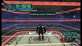 PSO1&2 Part12 HUmar Redria lvl 38-40 Difficulty Very Hard All Caves Stage + Boss (No Dead)