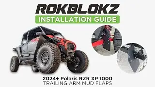 2024+ Polaris RZR XP: How to Install RokBlokz Trailing Arm Mud Flaps | Easy DIY Install Guide