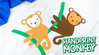 Handprint Monkey Craft