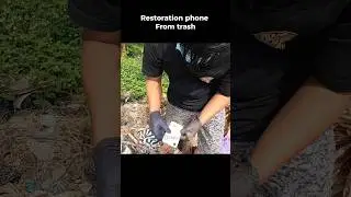 Found phone from trash #phone #restoration #rustyhands #youtubeshorts #shorts