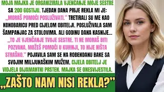 Moja Majka Organizirala Vjenčanje S 200 Gostiju I Napravila Me Konobarom &mdash; Godinu Kasnije Klečali Su