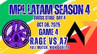 (GAME 4) INFLUENCE RAGE (BRAZIL) vs ALPHA 7 (BRAZIL) | MPL LATAM S4 | SWISS STAGE DAY 4 | ENGLISH