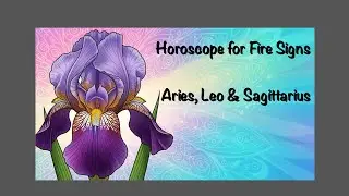Horoscope for Fire signs, Aries, Leo and Sagittarius! You are in control and in charge of your life!