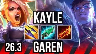 KAYLE vs GAREN (TOP) | Perfect KDA: 11/0/2 | KR Master | 26.3